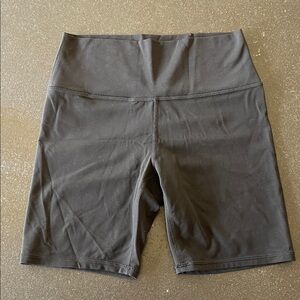 Athleta Charcoal Biker Shorts